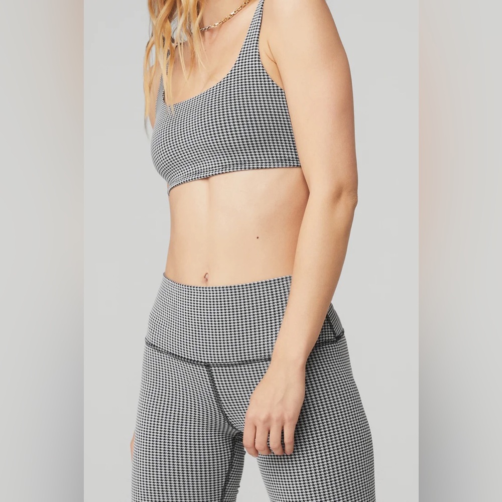 ❤️ALO YOGA Micro Houndstooth Sports bra brand new with tags